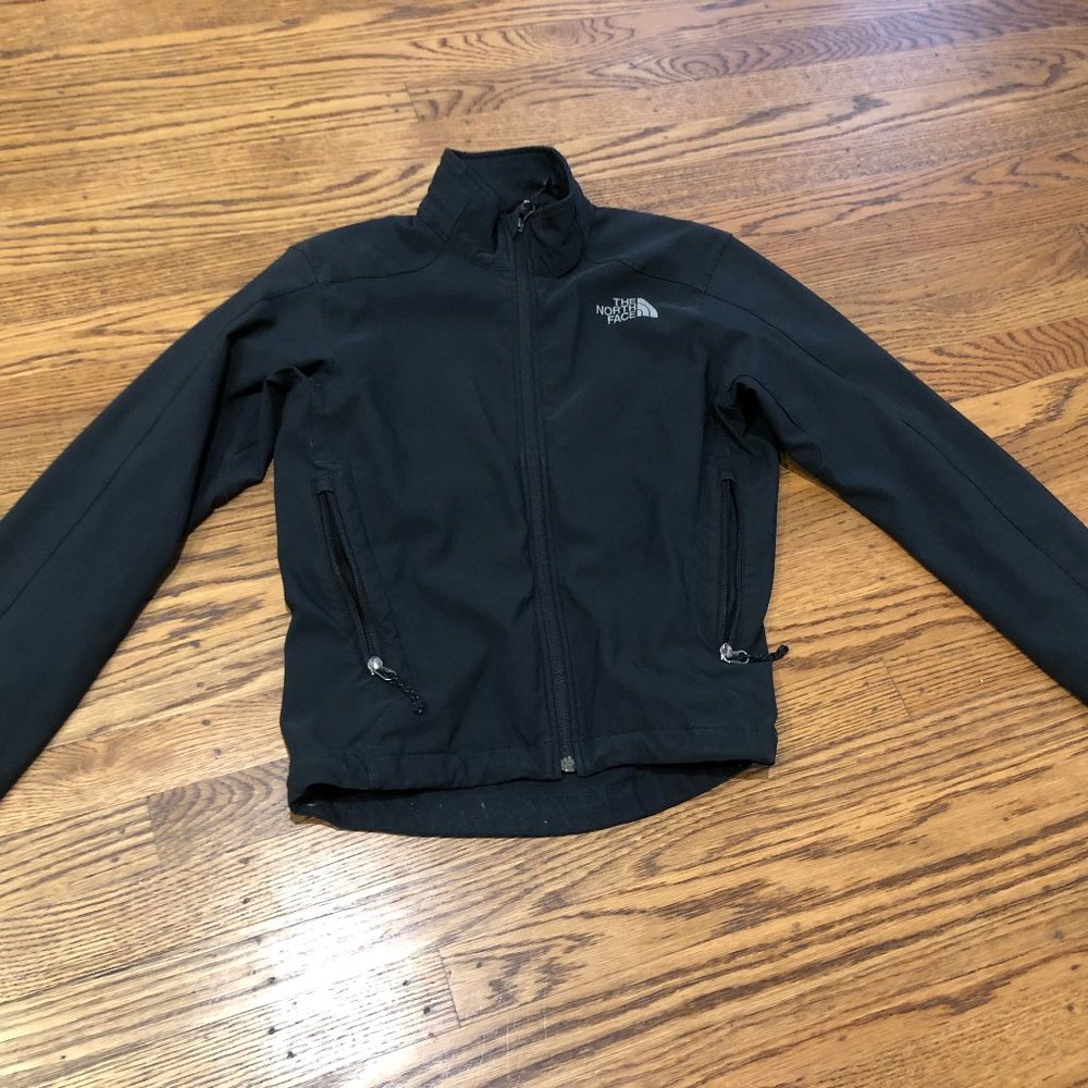 north face windbreaker fleece XS